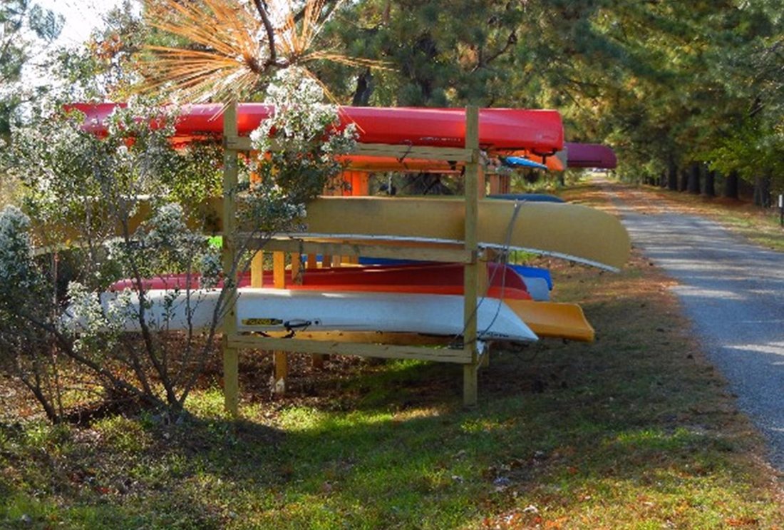 Kayak storage rack Gibsons Grant
